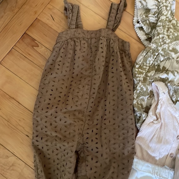 Baby Girl Clothes Lot 12-18 Mo Boho Summer Pink Neutral 10 Items - Picture 2 of 7